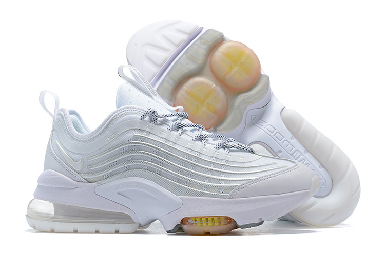 Women Nike Air Max Zoom 950 White Silver Shoes - Click Image to Close